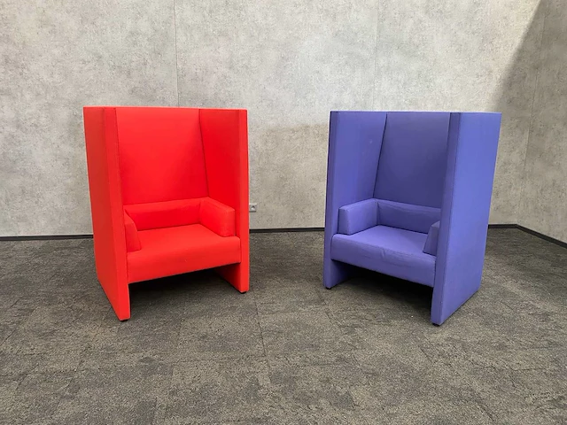 2x akoestische fauteuil/ ontvangstbank - afbeelding 1 van  9