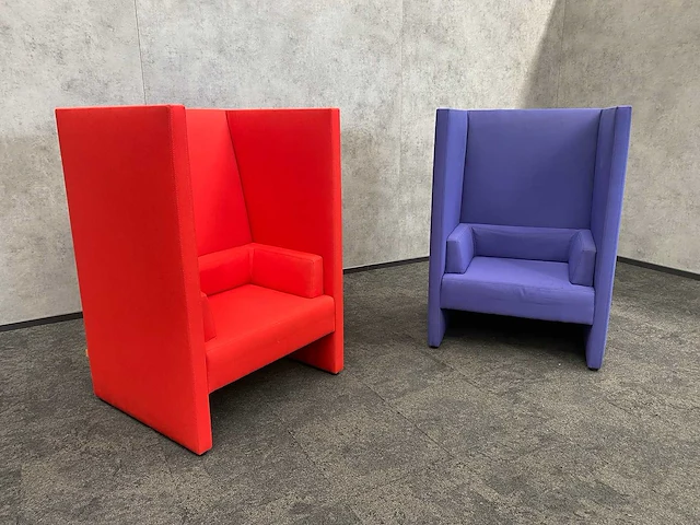 2x akoestische fauteuil/ ontvangstbank - afbeelding 2 van  9