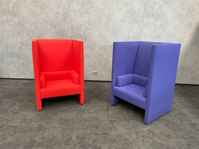 2x akoestische fauteuil/ ontvangstbank - afbeelding 4 van  9
