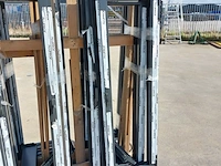 2x aluminium kozijn met kiepraam, zwartgrijs (mat) - afbeelding 4 van  12