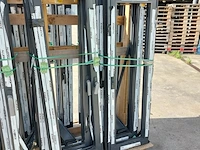 2x aluminium kozijn met kiepraam, zwartgrijs (mat) - afbeelding 4 van  12