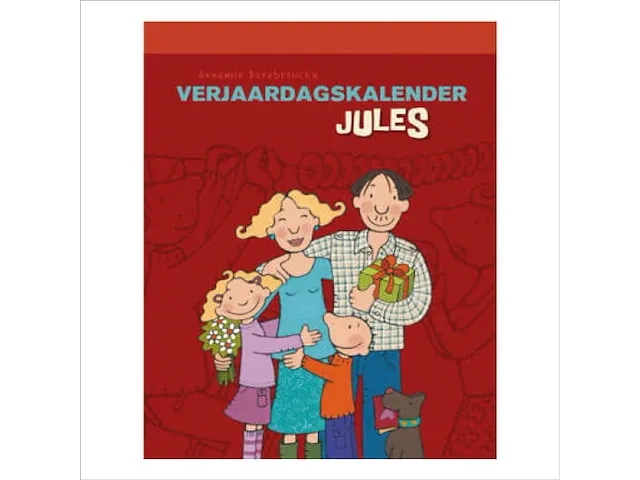 2x annemie berebrouckx jules verjaardagskalender - afbeelding 1 van  3