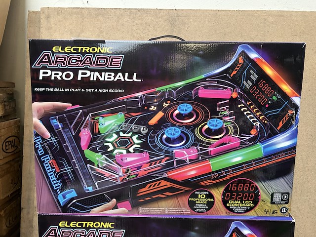 2x arcade speelgoed electronic arcade pro pinball - afbeelding 2 van  3