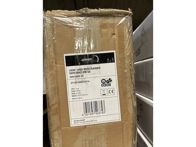 2x arm- en beentrainer, peak power, mini bike 50 - afbeelding 2 van  4