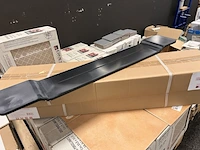 2x badplanken, mat zwart - afbeelding 2 van  3
