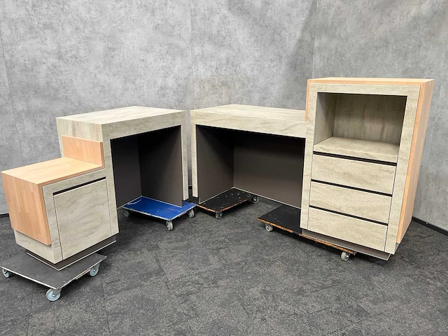2x baliemeubel composiet grijs-beige - afbeelding 5 van  22