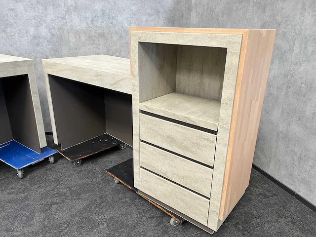 2x baliemeubel composiet grijs-beige - afbeelding 6 van  22
