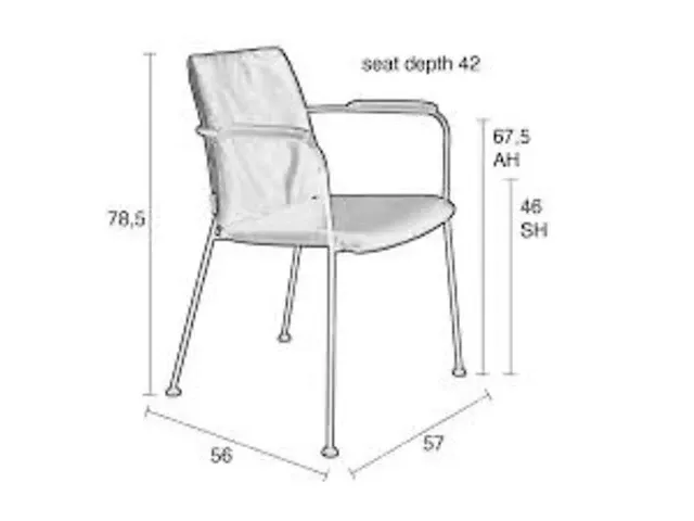 2x barkruk hay, about a stool, zwart - afbeelding 4 van  5