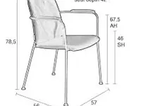 2x barkruk hay, about a stool, zwart - afbeelding 4 van  5