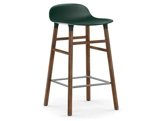 2x barkruk normann copenhagen, form, groen - afbeelding 1 van  4