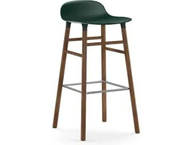 2x barkruk normann copenhagen, form, groen - afbeelding 2 van  4