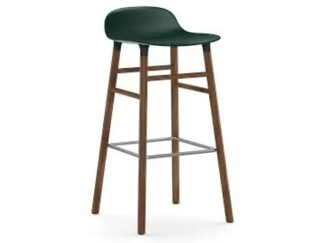 2x barkruk normann copenhagen, form, groen - afbeelding 4 van  4
