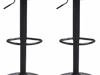 2x barkruk zwart - afbeelding 2 van  4