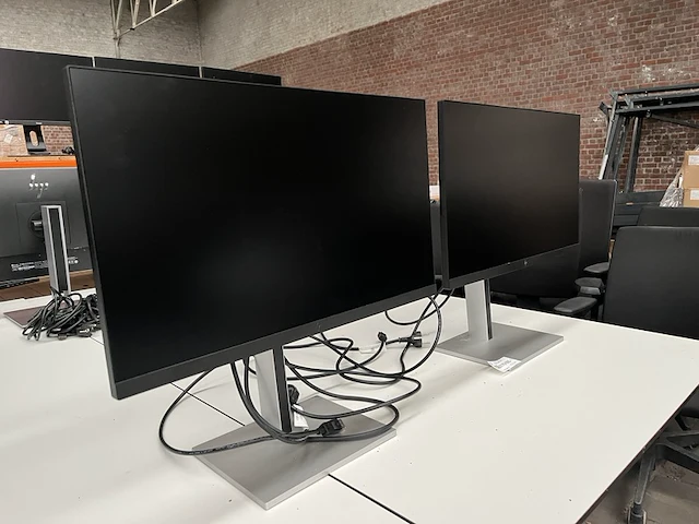 2x beeldscherm 23.8" hp, hsd-0147-w - afbeelding 2 van  5