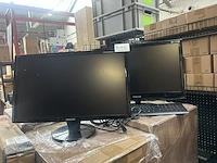 2x beeldscherm 24", philips, samsung - afbeelding 1 van  6
