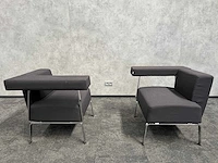 2x bene coffice - design fauteuil - antraciet - afbeelding 1 van  10