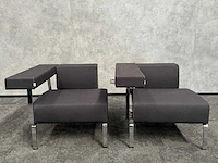 2x bene coffice - design fauteuil - antraciet - afbeelding 4 van  10