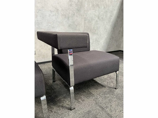 2x bene coffice - design fauteuil - antraciet - afbeelding 5 van  10