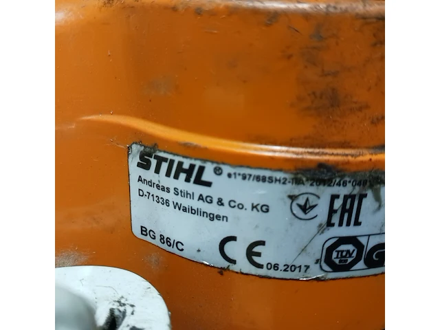 2x benzine bladblazer, stihl, bg 86 - afbeelding 9 van  17