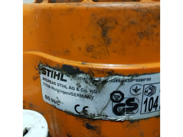 2x benzine bladblazer, stihl, bg 86 - afbeelding 17 van  17