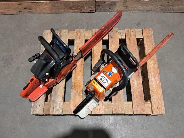 2x benzine kettingzaag, dolmar | stihl - afbeelding 5 van  12