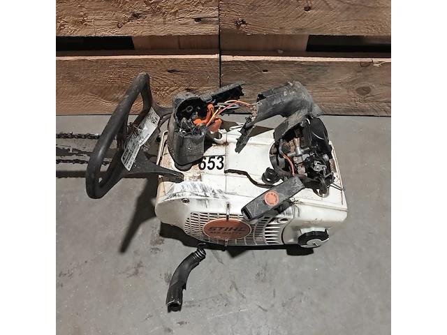 2x benzine kettingzaag, stihl, ms 660 & ms 201 tc - afbeelding 2 van  13