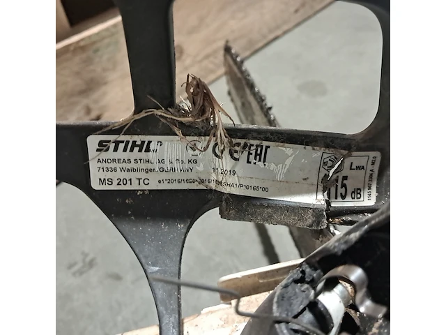 2x benzine kettingzaag, stihl, ms 660 & ms 201 tc - afbeelding 5 van  13