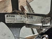 2x benzine kettingzaag, stihl, ms 660 & ms 201 tc - afbeelding 5 van  13