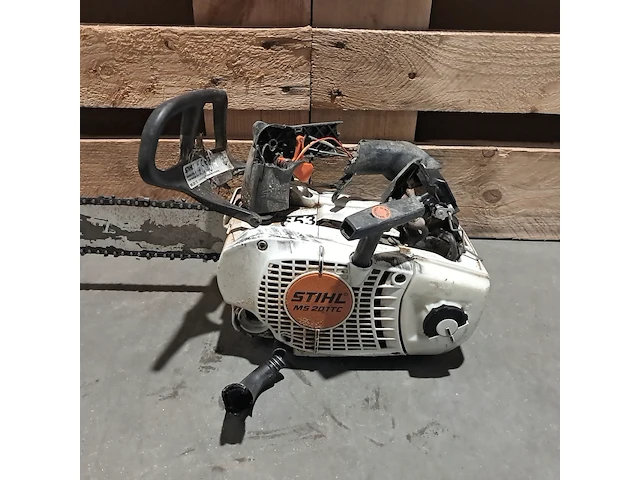 2x benzine kettingzaag, stihl, ms 660 & ms 201 tc - afbeelding 13 van  13