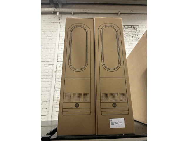 2x bladloze ventilator-kachel warm/koud wit, wit - afbeelding 3 van  4