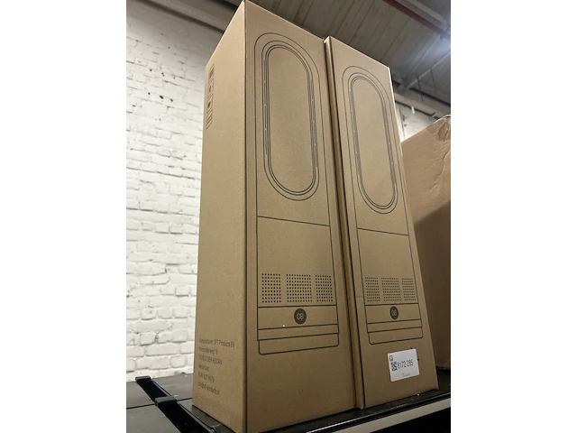 2x bladloze ventilator-kachel warm/koud wit, wit - afbeelding 4 van  4