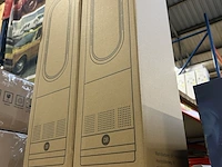 2x bladloze ventilator-kachel warm/koud wit - afbeelding 3 van  3