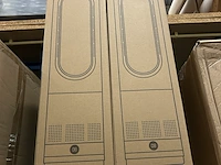 2x bladloze ventilator-kachel warm/koud wit - afbeelding 2 van  3