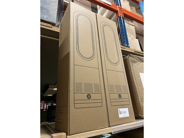 2x bladloze ventilator-kachel warm/koud wit - afbeelding 3 van  3