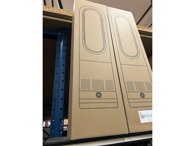 2x bladloze ventilator-kachel warm/koud wit - afbeelding 3 van  3