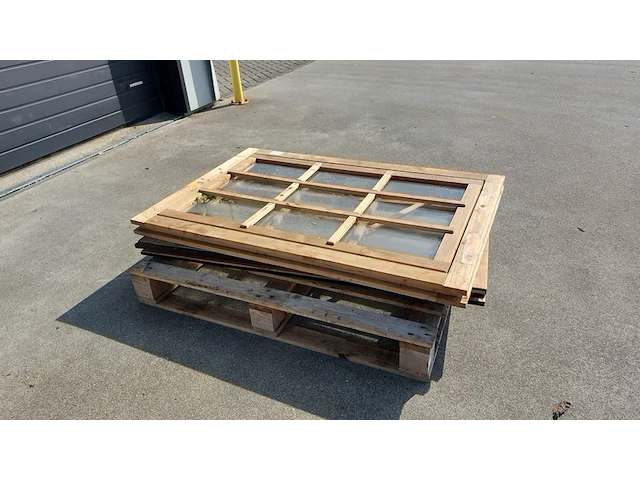 2x blokhut raam lxb ca. 136x90cm - afbeelding 2 van  5