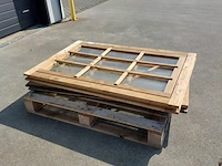 2x blokhut raam lxb ca. 136x90cm - afbeelding 2 van  5