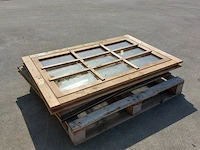2x blokhut raam lxb ca. 136x90cm - afbeelding 3 van  5