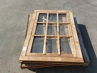 2x blokhut raam lxb ca. 136x90cm - afbeelding 4 van  5