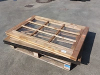 2x blokhut raam lxb ca. 136x90cm - afbeelding 5 van  5