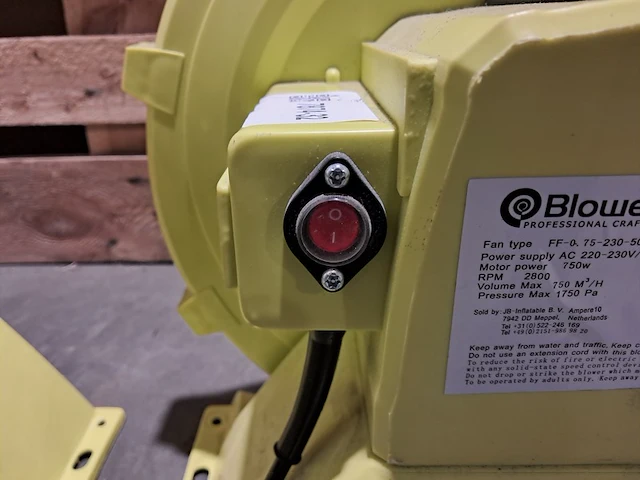 2x blower voor luchtkussen blower store, ff-0.75 - afbeelding 5 van  9