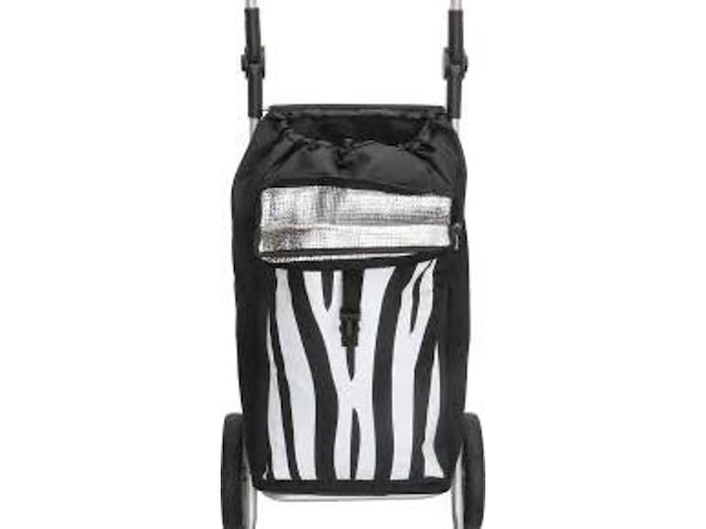 2x boodschappentrolley beagles, zebra - afbeelding 3 van  4