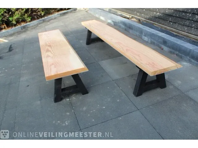 2x boomstambankjes - afbeelding 5 van  6