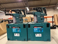 2x boormachine in m-box makita, dhr242zjw - afbeelding 2 van  6
