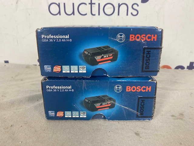 (2x) bosch blauw gba 36 v-li accu - afbeelding 2 van  2