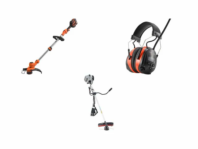 (2x) bosmaaier van black+decker | al-ko | protear gehoorbeschermers - afbeelding 1 van  4