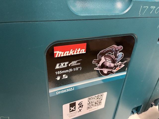 2x bouwgereedschap, 1x accu, 1x lader, m-boxen makita, 1x dhs630zj, 1x dhr242zjv - afbeelding 7 van  8