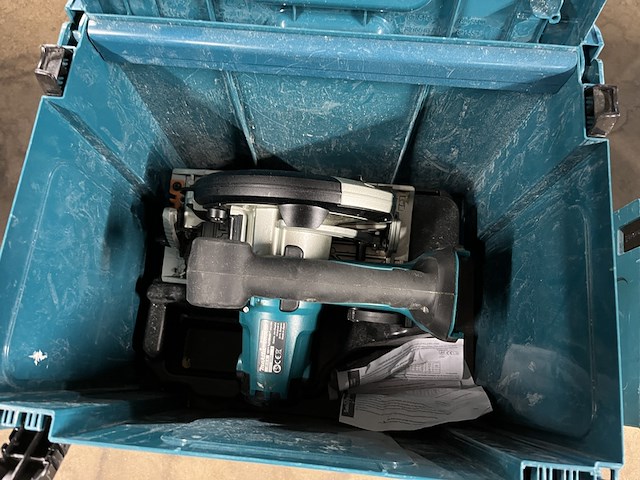 2x bouwgereedschap in m-box (1x cirkelzaag, 1x combihamer) makita, 1x dhs630zj, 1x dhr242zjv - afbeelding 4 van  5