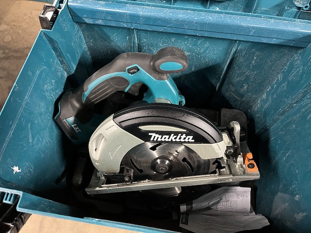 2x bouwgereedschap in m-box (1x cirkelzaag, 1x combihamer) makita, 1x dhs630zj, 1x dhr242zjv - afbeelding 5 van  5