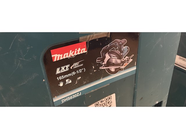 2x bouwgereedschap in m-box (2x cirkelzaag) makita, dhs630zj - afbeelding 2 van  5
